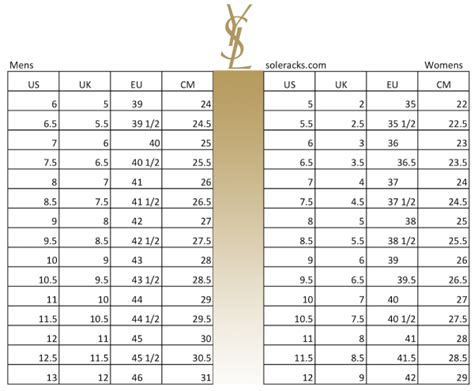 saint laurent mens shoes|ysl shoes size chart.